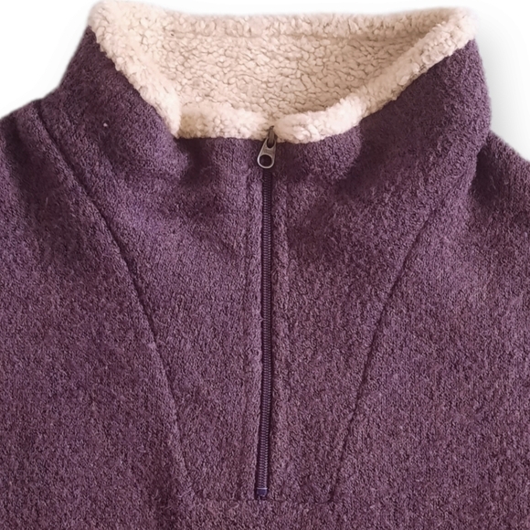 Kuhl Alfpaca Fleece Silver Oak Purple Zip Up Jacket Size Small - Picture 3 of 5